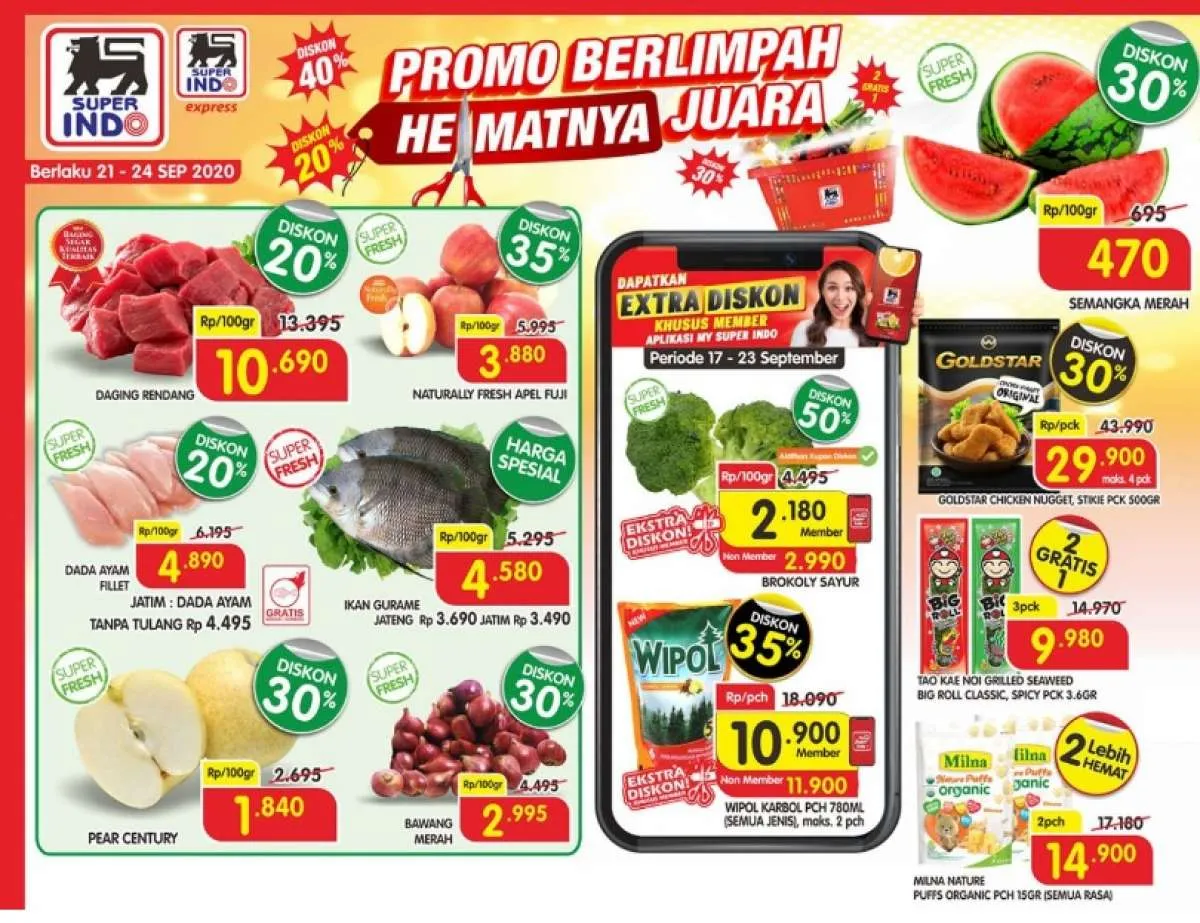 Promo Superindo minggu ini banyak diskonan, 21-24 September 2020!