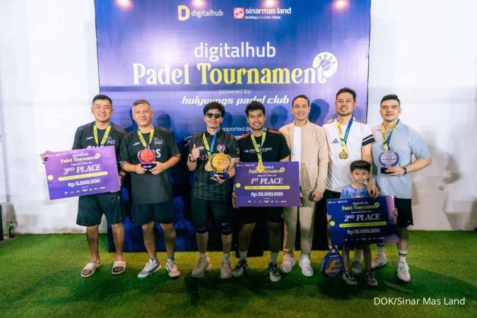 Kolaborasi Sinar Mas Land dengan Holywings Sukses Gelar Turnamen Padel di BSD City