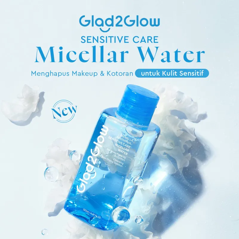 Glad2Glow Tremella Panthenol Sensitive Care Micellar Water