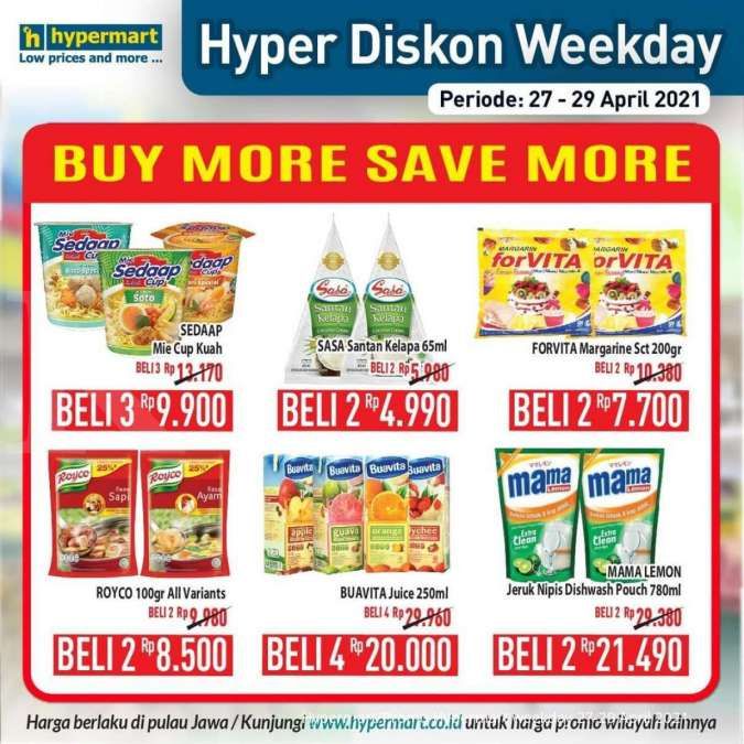 Promo Hypermart weekday 27-29 April 2021 