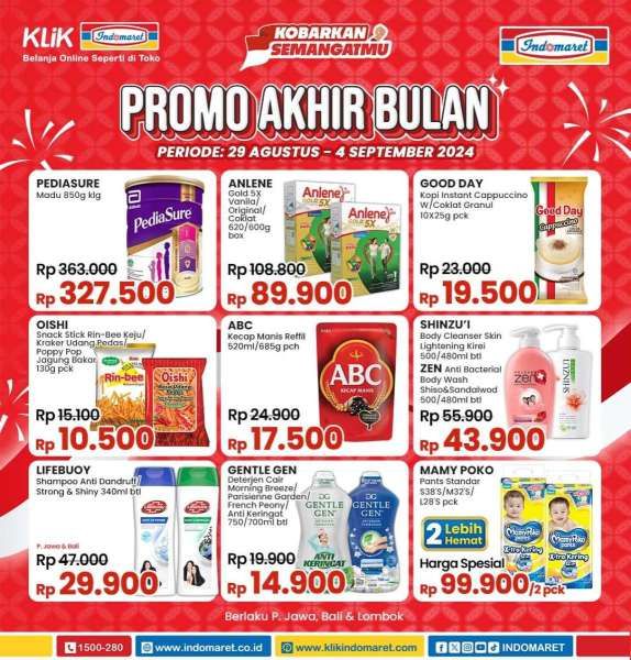 Promo Indomaret Akhir Bulan 29 Agustus-4 September 2024