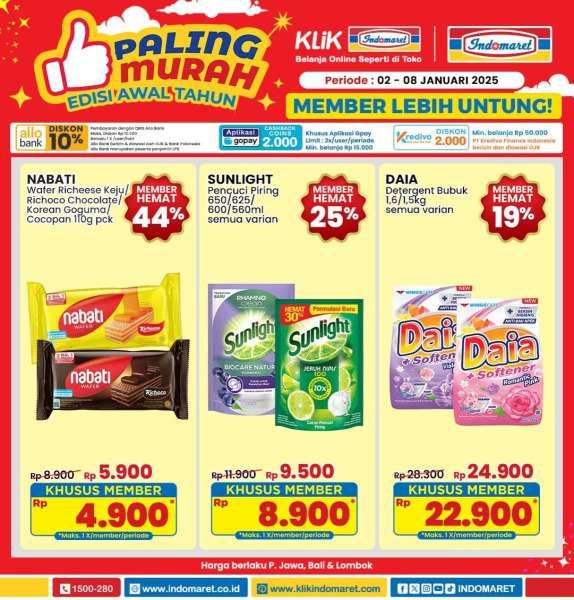 Promo Indomaret 2-8 Januari 2025 Paling Murah