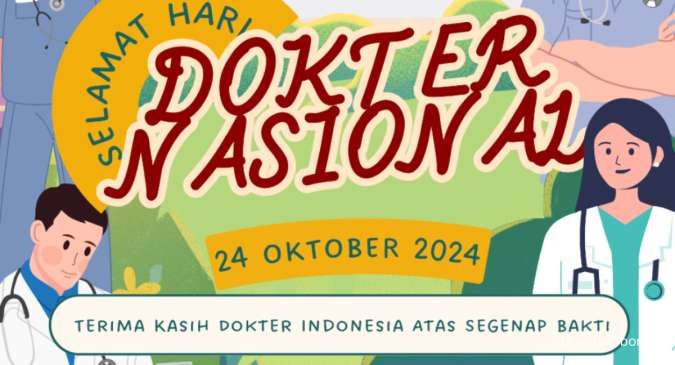 Kumpulan Twibbon Hari Dokter Nasional 2024 Sekaligus HUT IDI ke 74 Tahun