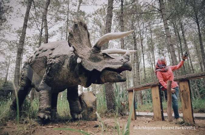 Triceratops, dinosaurus yang videonya viral di media sosial, beratnya hingga 8 ton