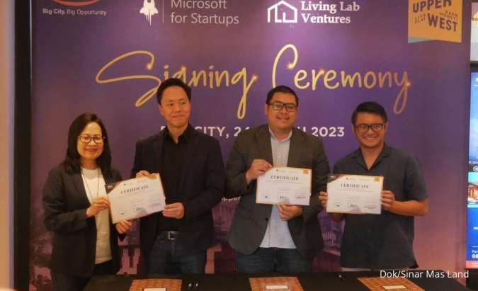 Sinar Mas Land Bekerjasama dengan Microsoft & Living Lab Ventures Dukungan Teknologi