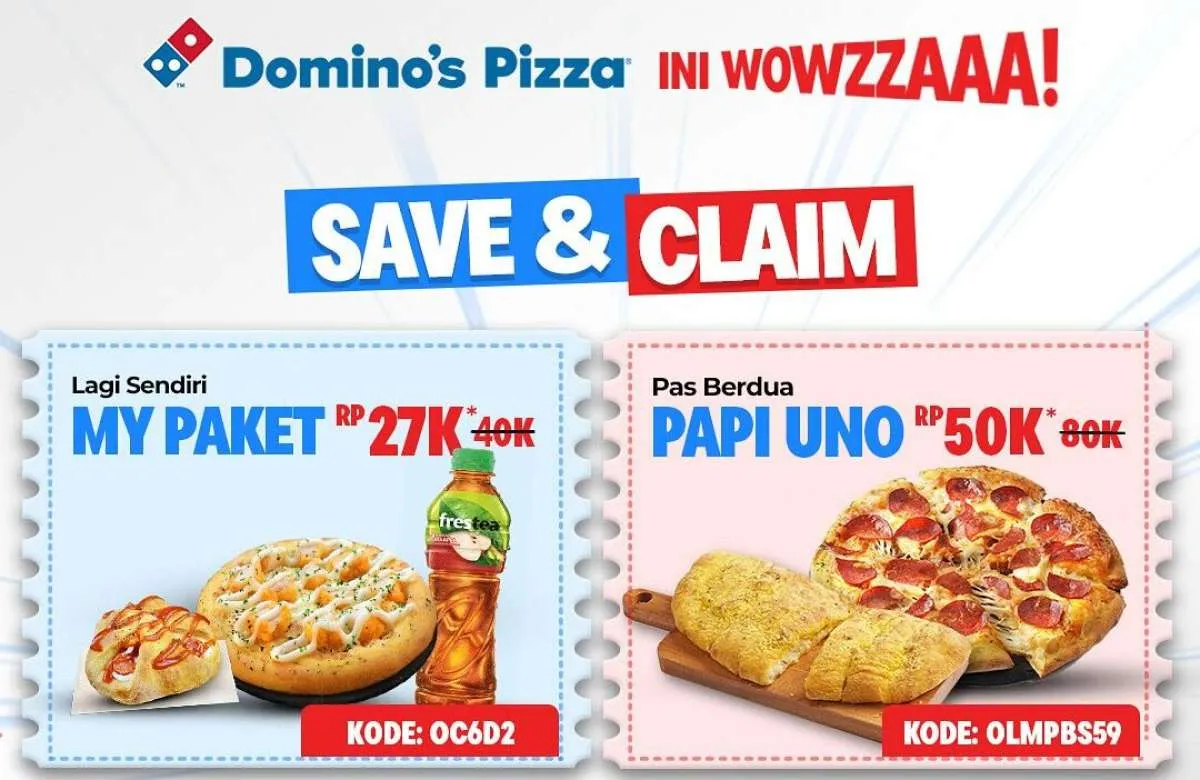 Daftar Promo Domino's Pizza Wowwzzaaa, Sendiri atau Rame-Rame Mulai Rp 27.000 Saja