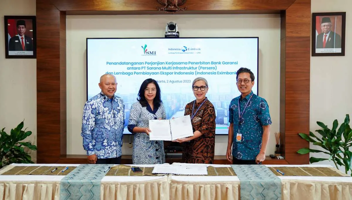 PT Sarana Multi Infrastruktur (Persero) & LPEI Jalin Kerjasama Terbitkan Bank Garansi