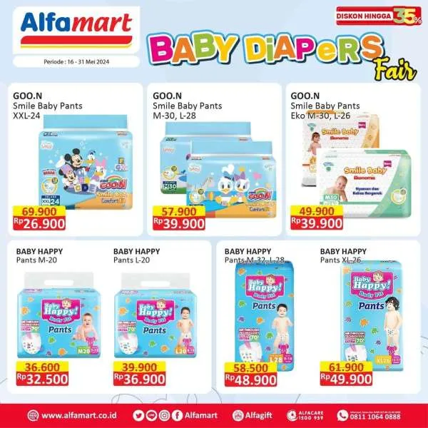 Promo Alfamart Dunia Bunda & Si Kecil Periode 16-31 Mei 2024