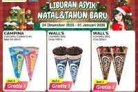 Promo Alfamart Spesial Nataru sampai 1 Januari 2026, Es Krim Beli 2 Gratis 1