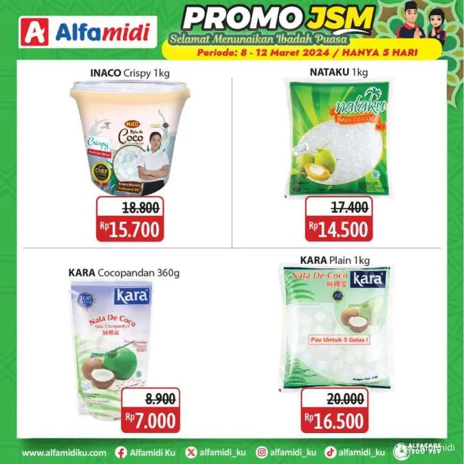 Promo JSM Alfamidi Hanya 5 Hari Periode 8-12 Maret 2024