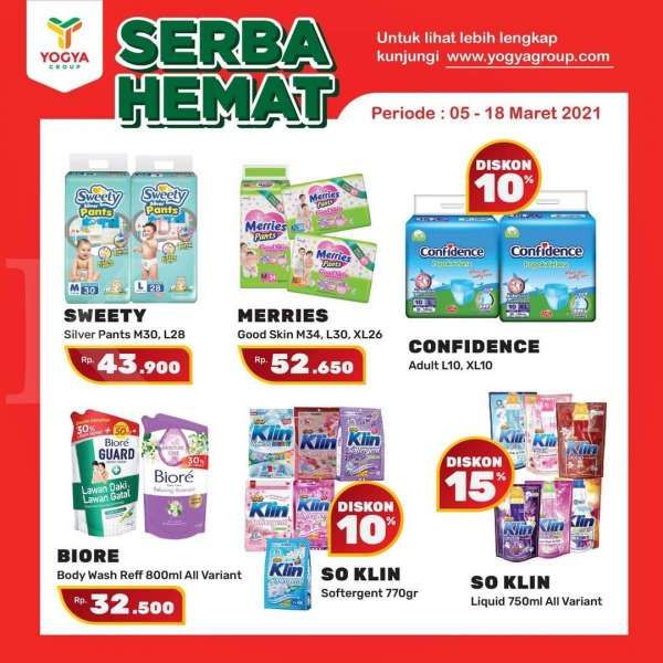 Terbaru! Promo Yogya Supermarket weekday 16 Maret 2021, ada penawaran Serba Hemat