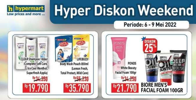 Promo Hypermart Periode s/d 9 Mei 2022, Belanja Lebih Hemat di Akhir Pekan