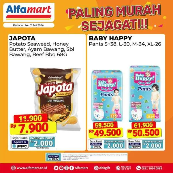 Promo Alfamart Paling Murah Sejagat Periode 24-31 Juli 2024