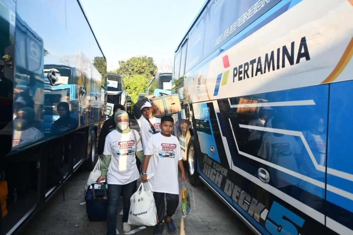 Pertamina Siapkan 153 Unit Bus Antar Pemudik ke-23 Kota di Pulau Jawa