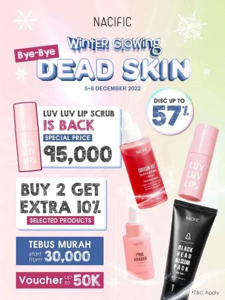 Promo Nacific Winter Glowing Periode 5-8 Desember 2022