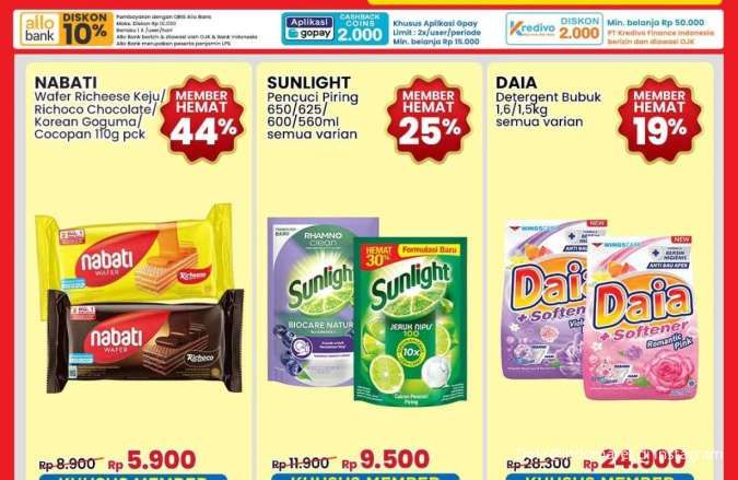 Promo Indomaret Weekend Awal Tahun 2025, Beli Daia dan Sunlight Hemat Sampai 25%