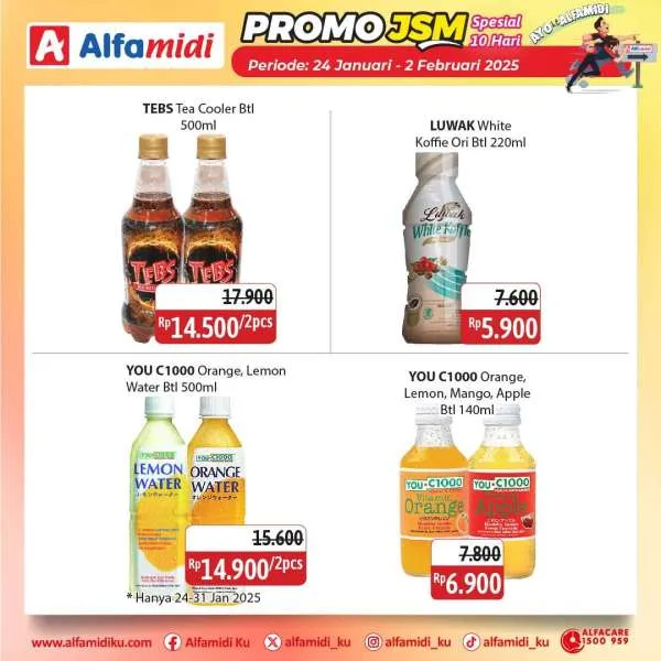 Promo JSM Alfamidi Periode 24 Januari-2 Februari 2025