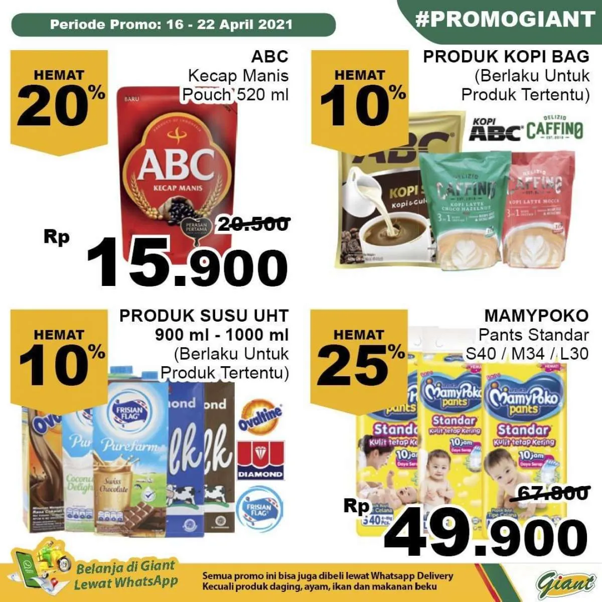 Cek promo JSM Giant 18 April 2021, diskonan weekend hingga 35%!