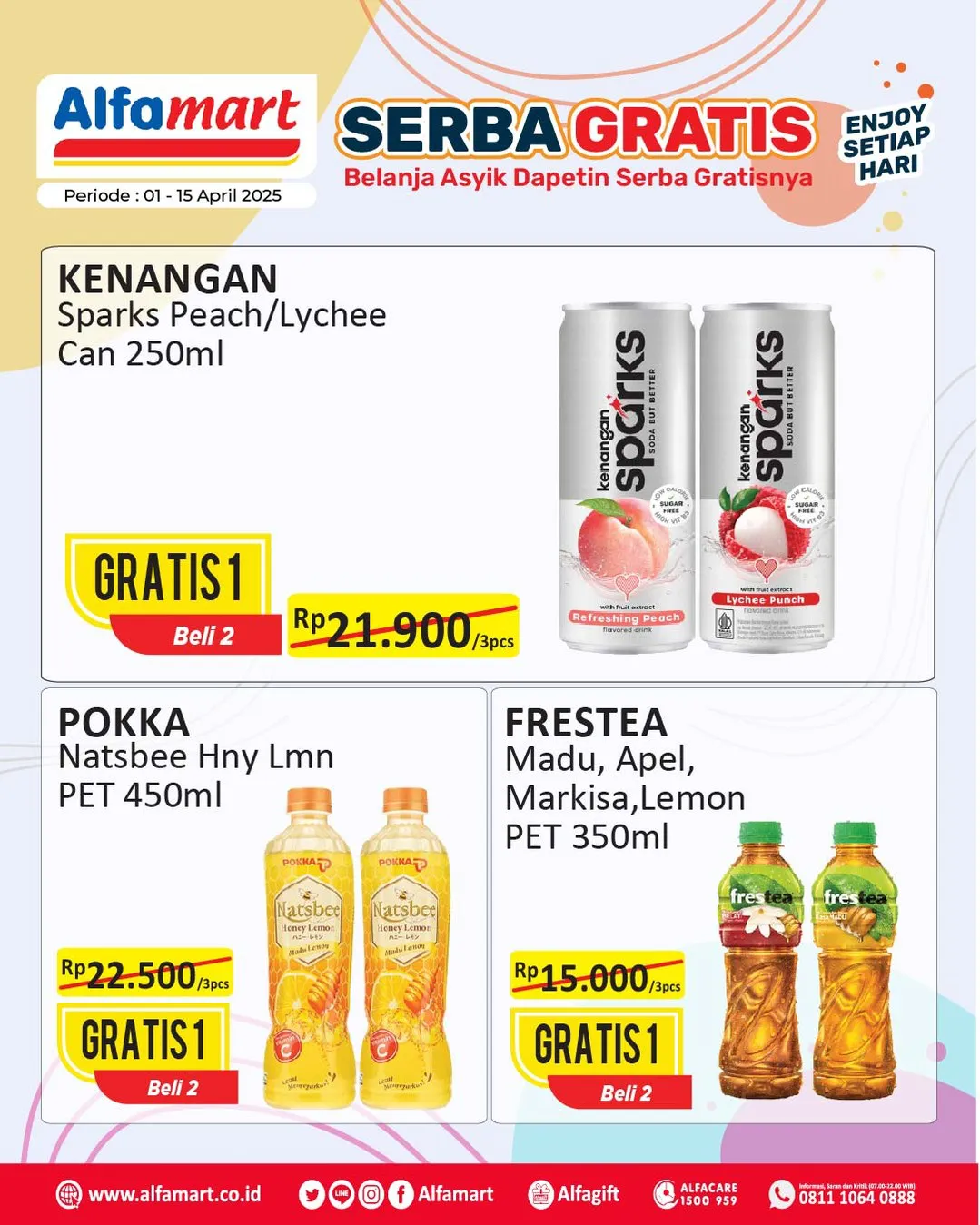 Promo Alfamart Serba Gratis Periode 1-15 April 2025