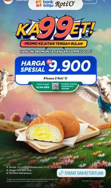 Promo KA99ET Bank Saqu dengan RotiO