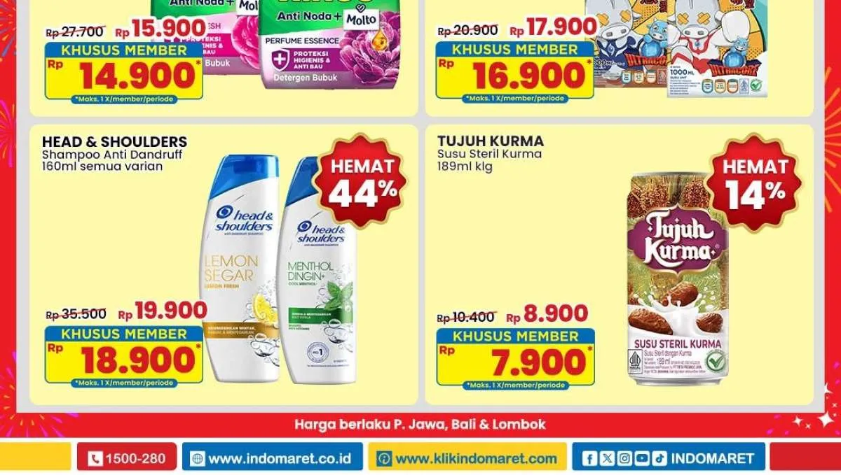 Promo Indomaret Weekend Minggu 15 Desember 2024, Harga Lebih Hemat Sampai 44%