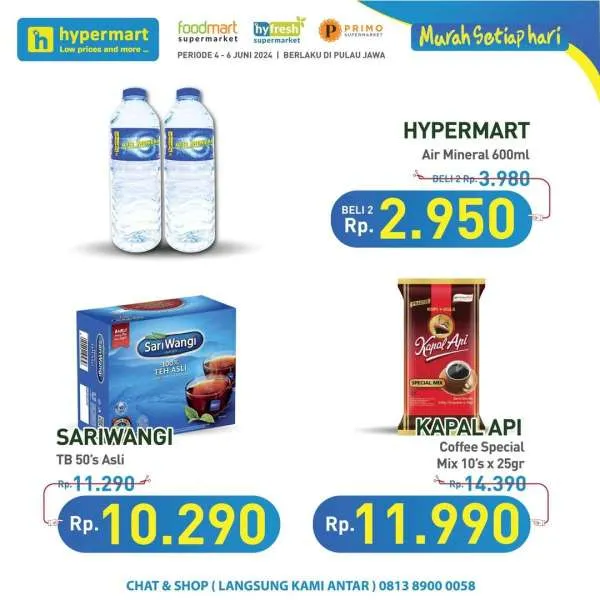 Promo Hypermart Hyper Diskon Weekday Periode 4-6 Juni 2024