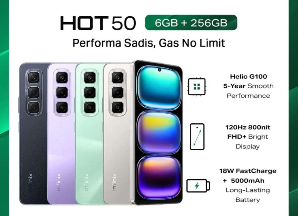 Infinix Hot 50 dan Infinix Hot 50 Pro Apa Bedanya? Cari Tahu Fitur Unggulannya