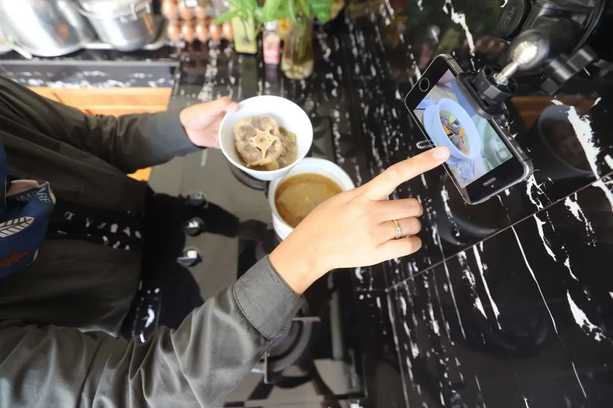 Membuat dessert box nutella cheesecake saat PSBB bersama keluarga