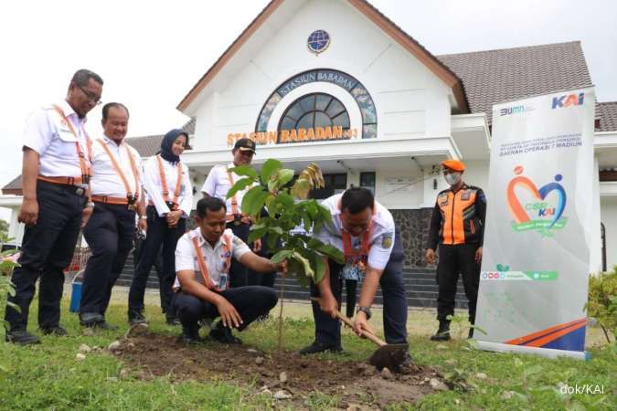 Dukung KAI Go Green, KAI Group Sudah Tanam 5.216 Pohon pada 2024