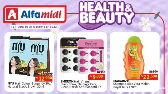 Promo Alfamidi Health & Beauty, Vitamin hingga Parfum Harga Spesial