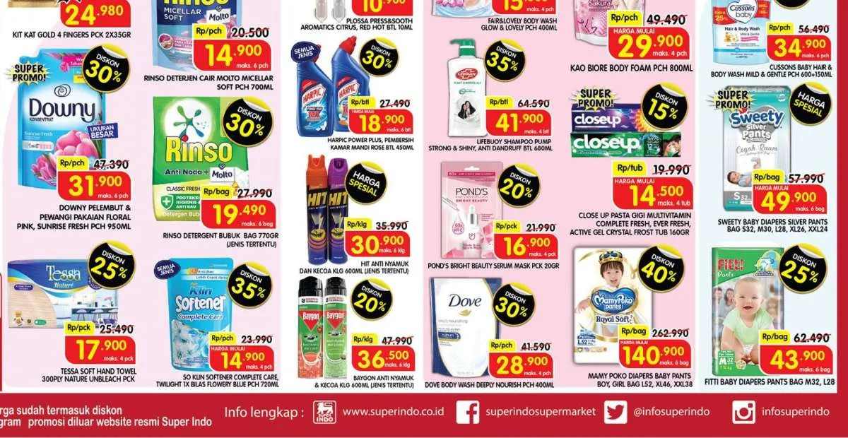 Harga Promo Superindo Rabu 19 Juli 2023, Banyak Diskon Besar Sampai 50%