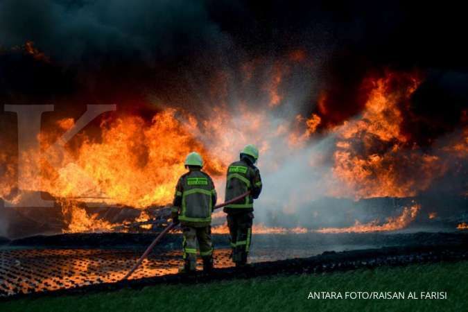 Penjelasan KCIC terkait kebakaran pipa di ruas jalan tol Purbaleunyi