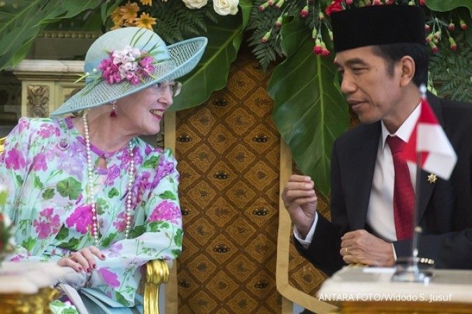 Temui Jokowi, Ratu Denmark hanya tanya soal batik