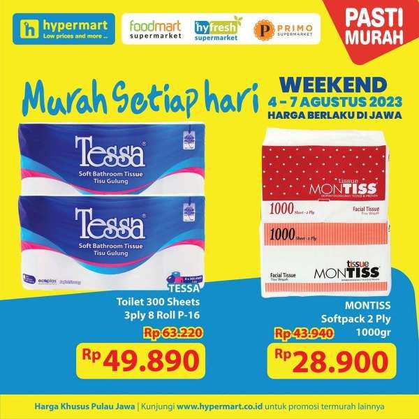 Katalog Harga Promo JSM Hypermart Terbaru 4-7 Agustus 2023