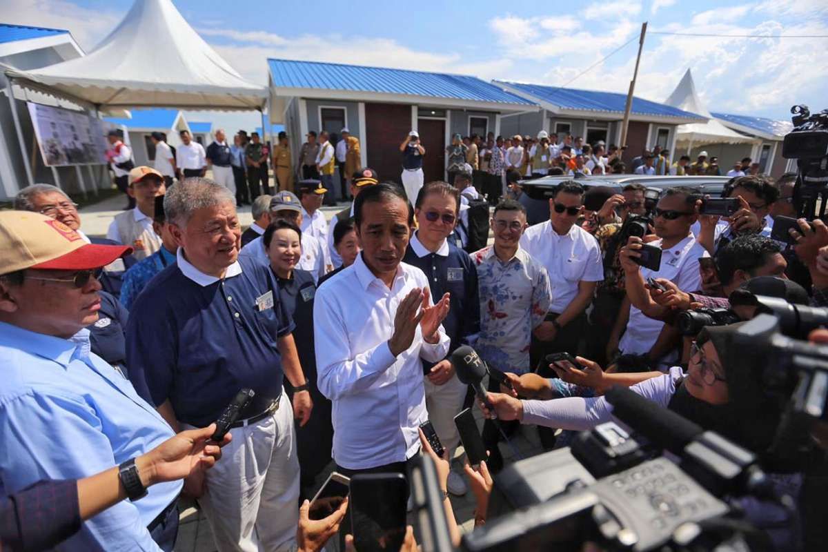 ETF Dukung Rekonstruksi Sulteng Presiden Resmikan Hunian bagi Korban Bencana
