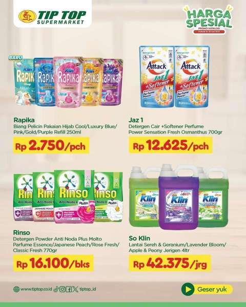Promo Tip Top Harga Spesial 16-30 Juni 2025 