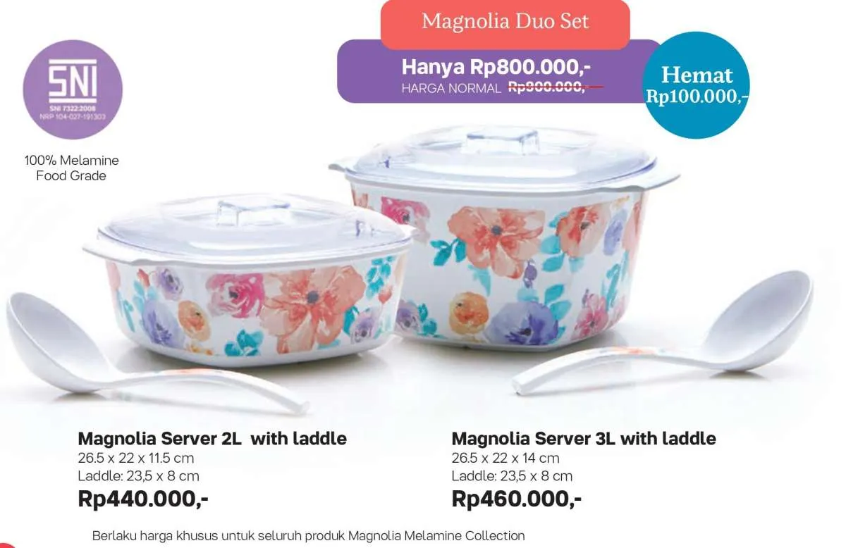 Promo Tupperware Februari 2021, dari mangkok makanan, botol minum, hingga sendok 