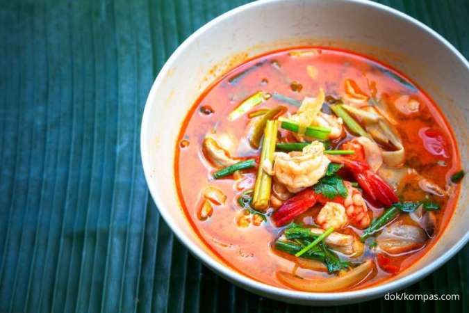 2 Resep Tomyam Seafood ala Thailand dengan Kuah Asam Pedas Menyegarkan