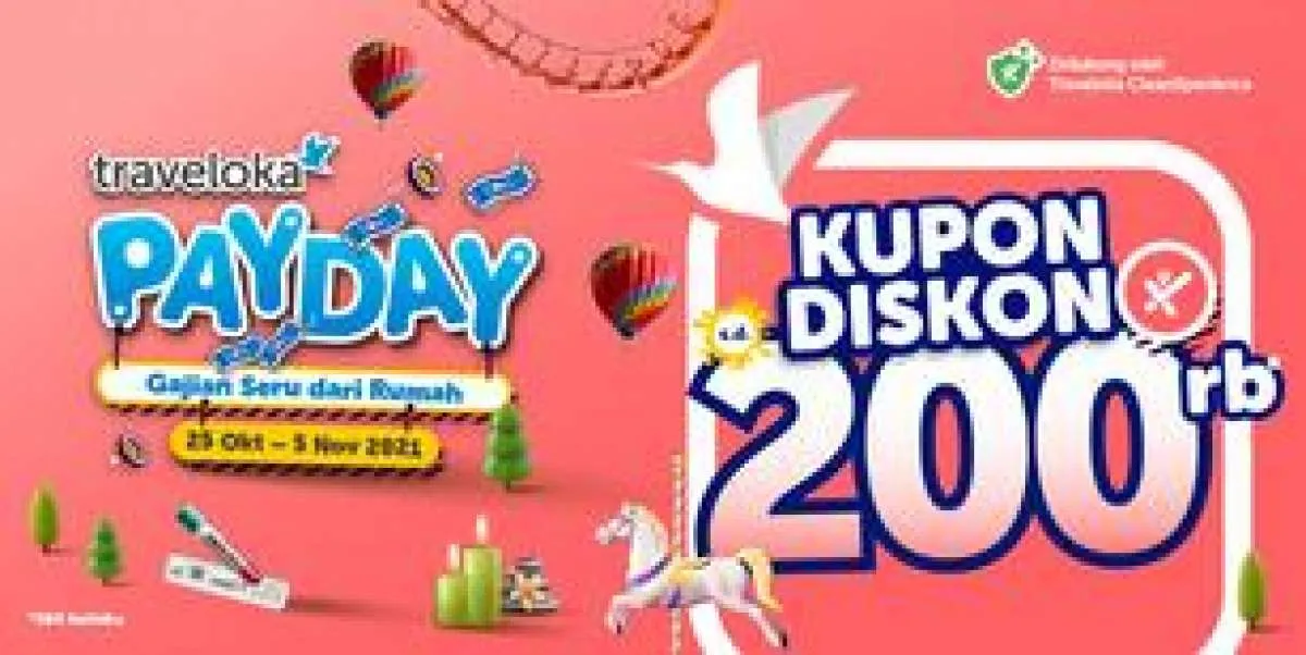 Promo Traveloka Payday, Kupon Diskon Xperience Hingga Rp 200.000