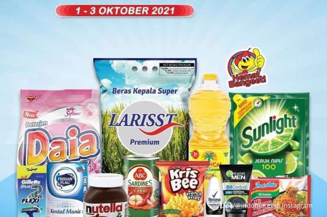 Promo JSM Indomaret 1-3 Oktober 2021, nikmati banyak potongan harga di awal bulan