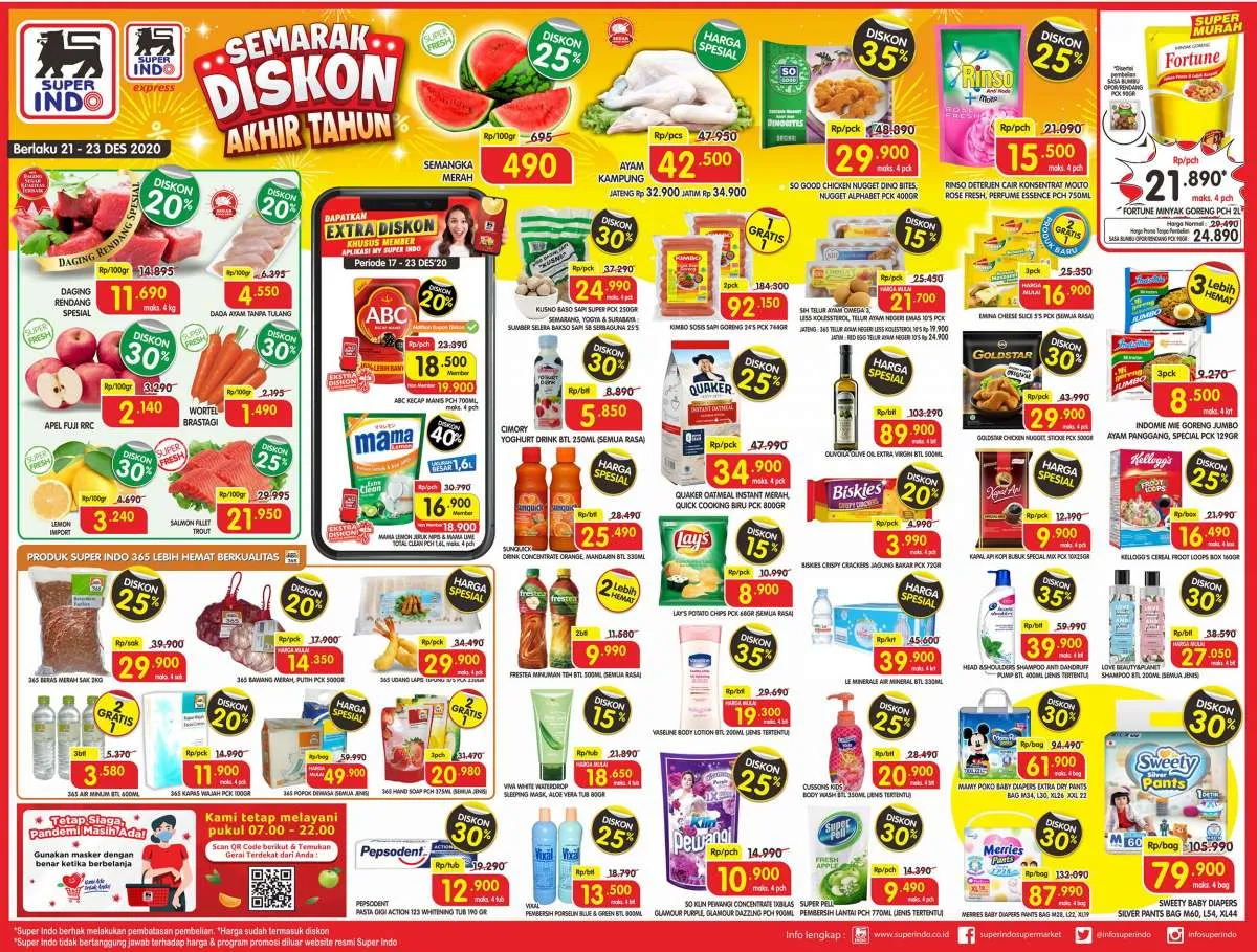 Promo Superindo weekday terbaru, diskonan 21 Desember 2020