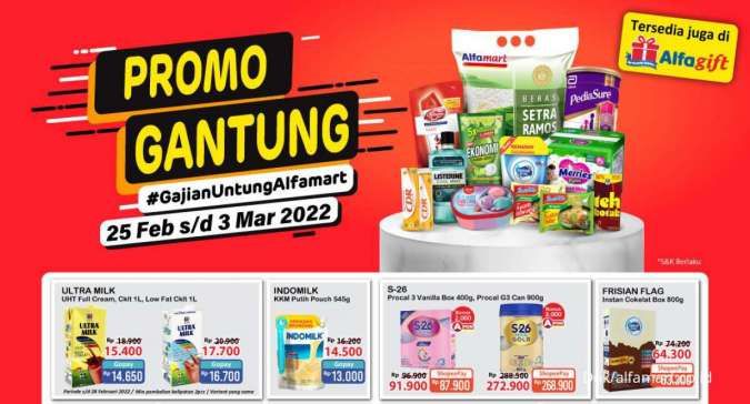 Promo JSM Alfamart untuk Promo Gantung (Gajian Untung) 25 Februari-3 Maret 2022
