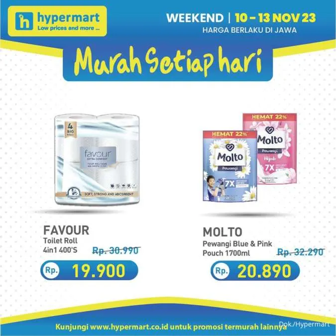 Promo Hypermart Hyper Diskon Weekend Periode 10-13 November 2023