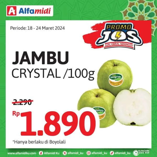 Promo Alfamidi JOS Periode 18-24 Maret 2024