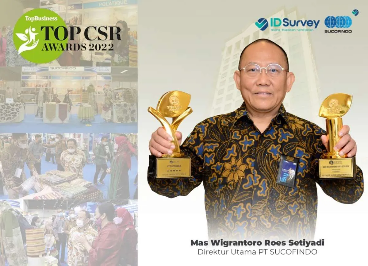 SUCOFINDO Berhasil Meraih 2 Penghargaan TOP CSR Awards 2022