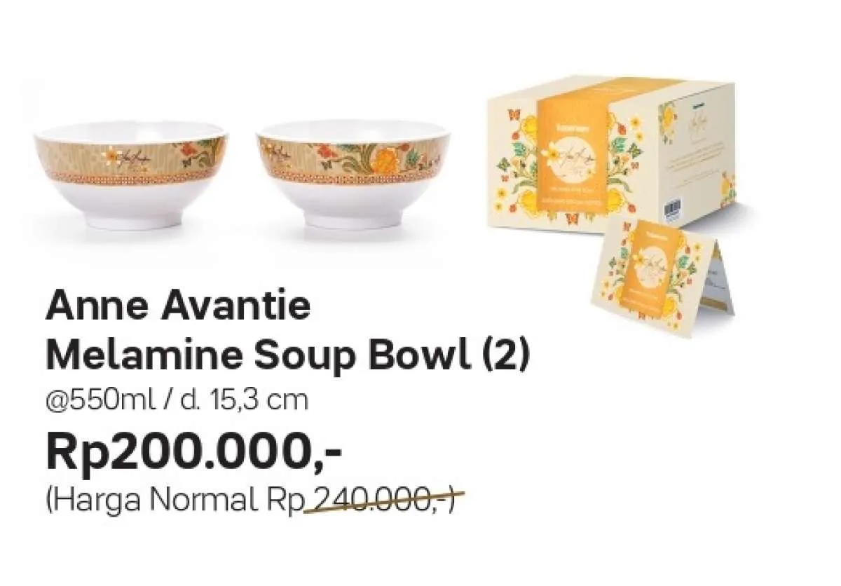 Deretan produk melamine harga hemat di katalog promo Tupperware Oktober 2021