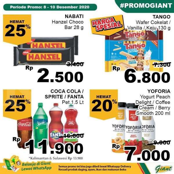 Promo Giant weekday 8-10 Desember 2020 