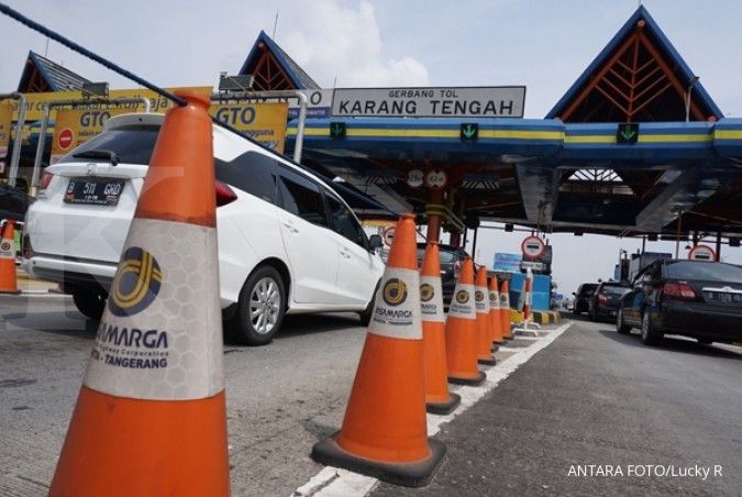 Sistem satu arah diberlakukan di tol Tangerang-Merak bila kemacetan mencapai KM 93