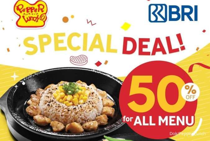 Promo Pepper Lunch & BRI, Diskon 50% Berakhir Hari Ini 25 Januari 2026!