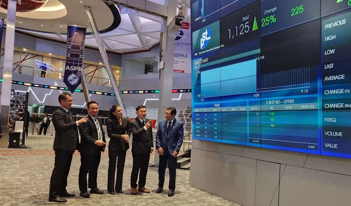  Pancaran Samudera Transport (PSAT) Resmi Melantai di BEI, Sahamnya Melesat 25%